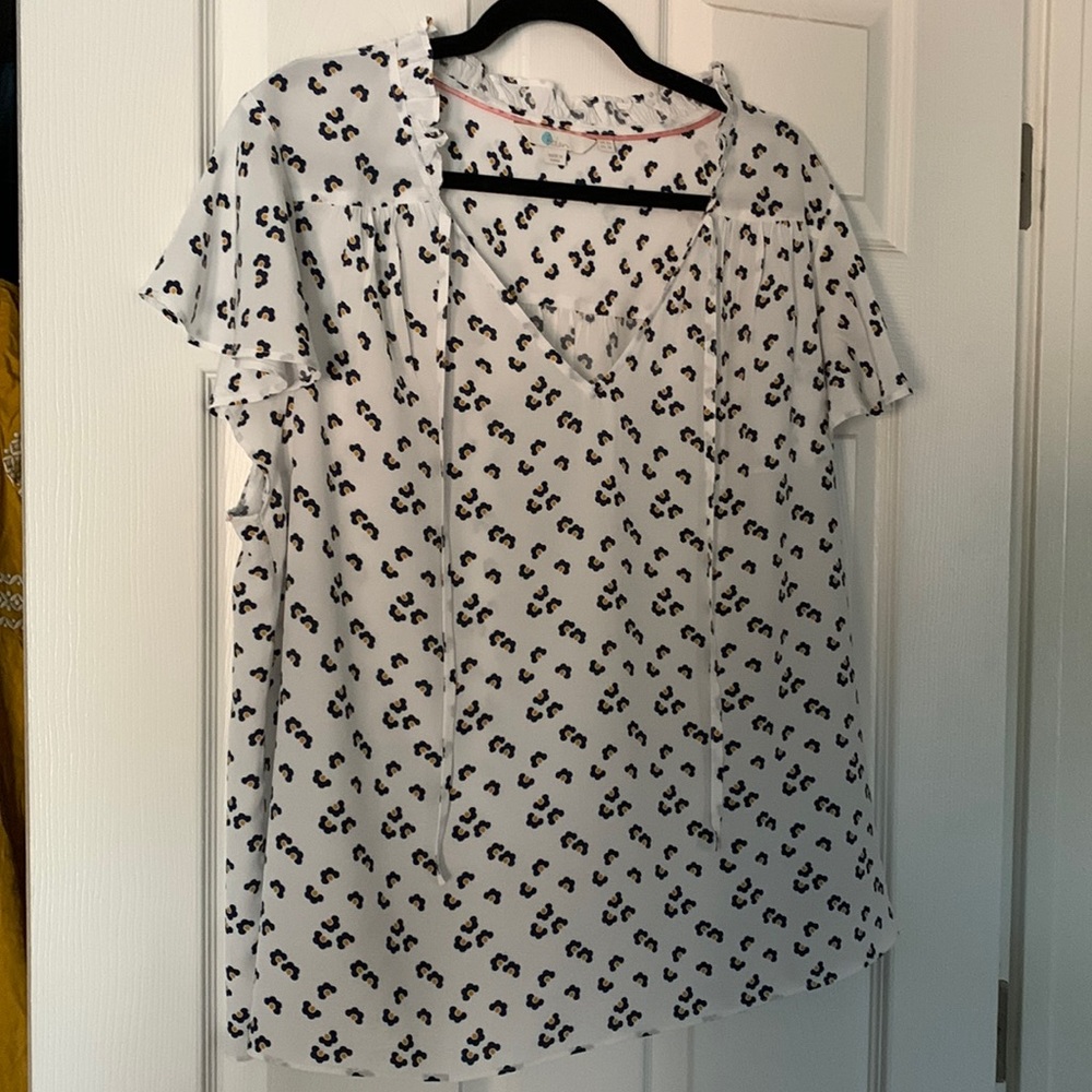 Boden Floral Print Top